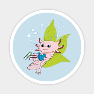 Axolotl Reading Magnet